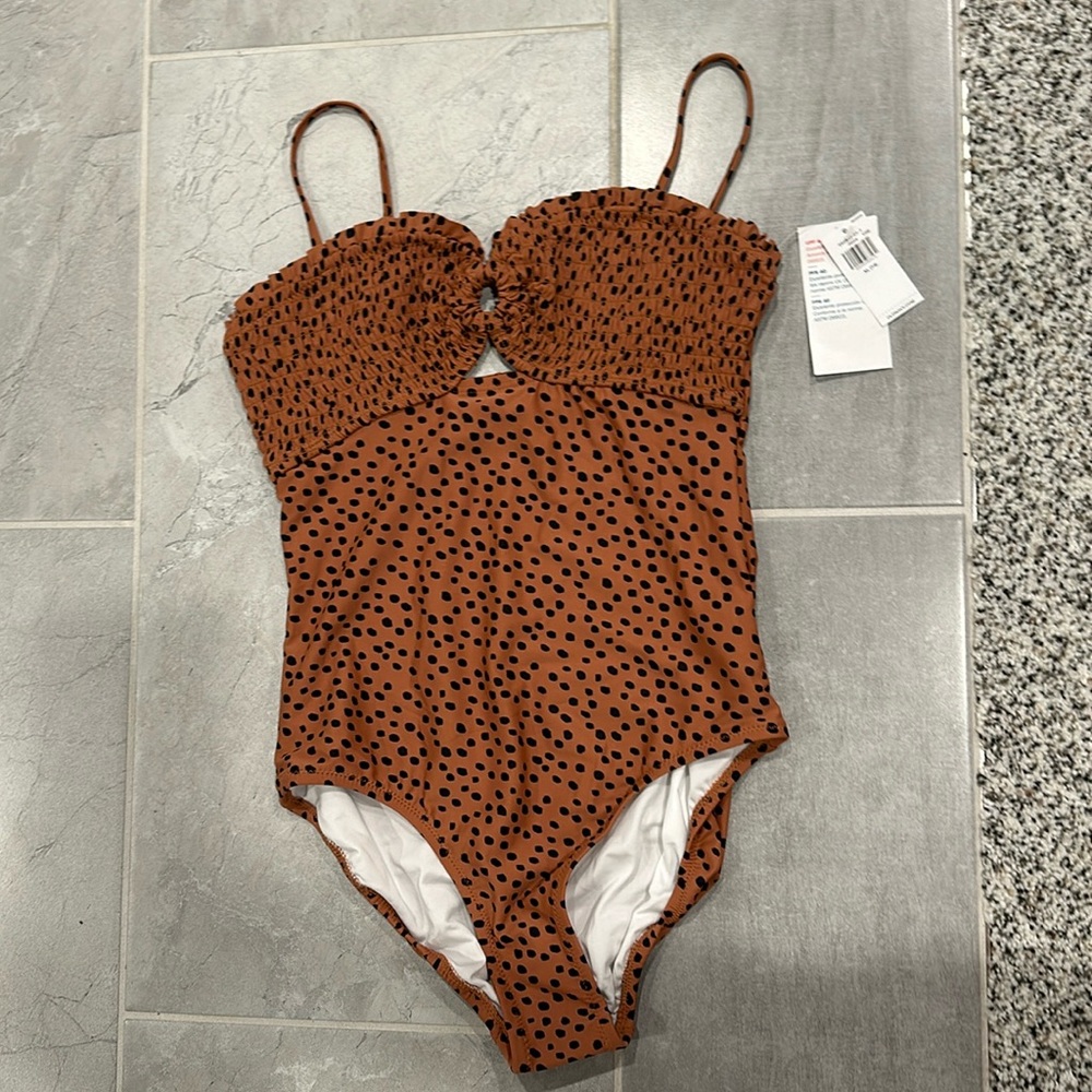 Girls Old Navy, leopard one piece swimsuit, size XL new with tags